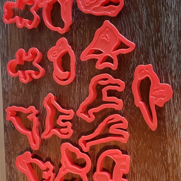💖Host Pick💖Vintage! 14 Animal Plastic Cookie Cutters - Picture 5 of 12